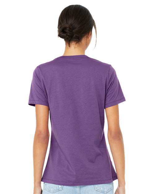 BELLA + CANVAS Women’s Relaxed Jersey Tee 6400 - Royal Purple