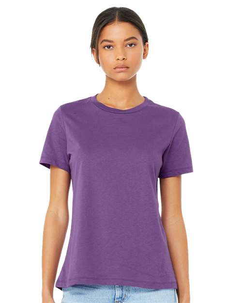 BELLA + CANVAS Women’s Relaxed Jersey Tee 6400 - Royal Purple
