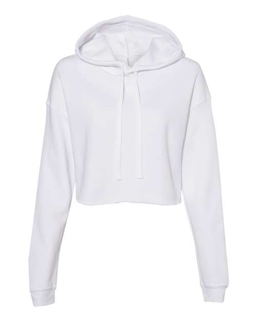 BELLA + CANVAS Women's Crop Fleece Hoodie Sweatshirt 7502