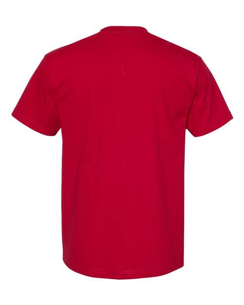 American Apparel Unisex Heavyweight Cotton Tee 1301 - Cardinal