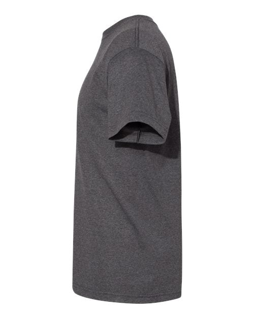 American Apparel Unisex Heavyweight Cotton Tee 1301 - Heather Charcoal