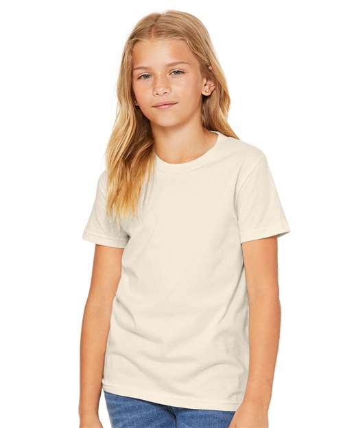 BELLA + CANVAS Youth Jersey Tee 3001Y - Natural