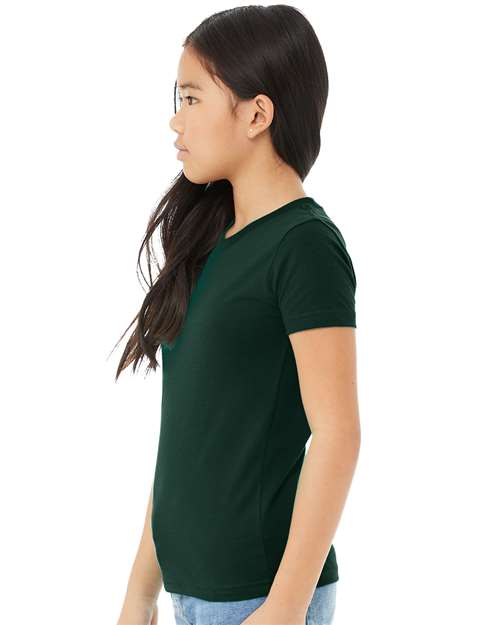 BELLA + CANVAS Youth Jersey Tee 3001Y - Forest