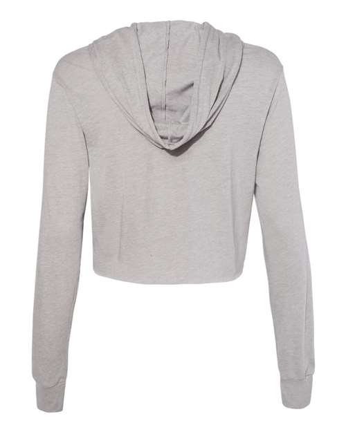 BELLA + CANVAS Women’s Triblend Crop Long Sleeve Hoodie 8512