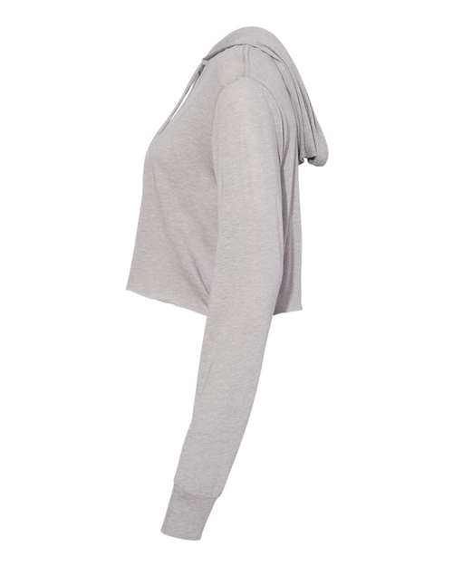 BELLA + CANVAS Women’s Triblend Crop Long Sleeve Hoodie 8512