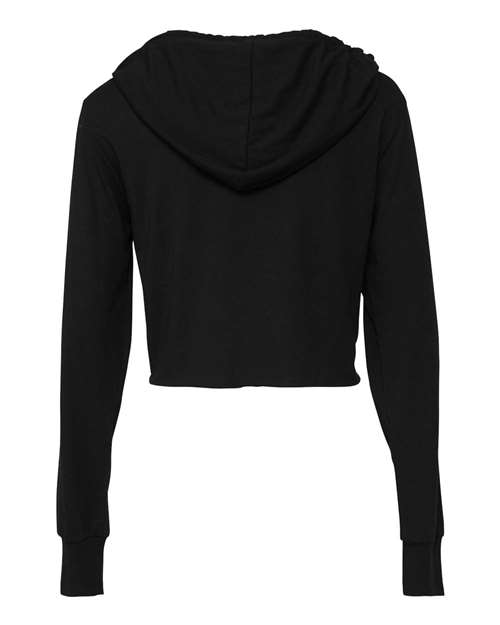 BELLA + CANVAS Women’s Triblend Crop Long Sleeve Hoodie 8512