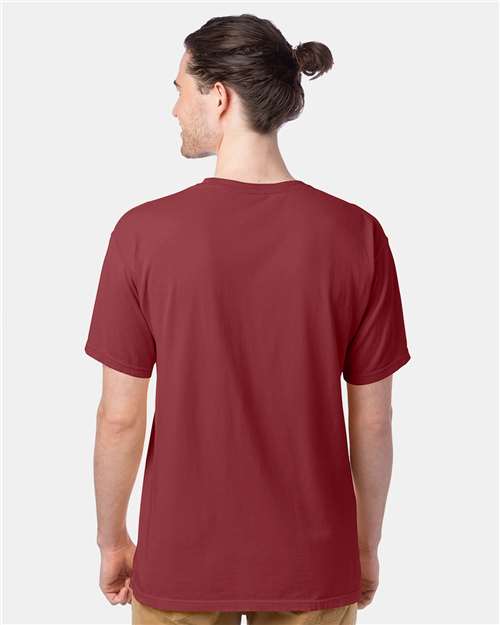 ComfortWash by Hanes Men's Garment-Dyed T-Shirt GDH100 - Cayenne