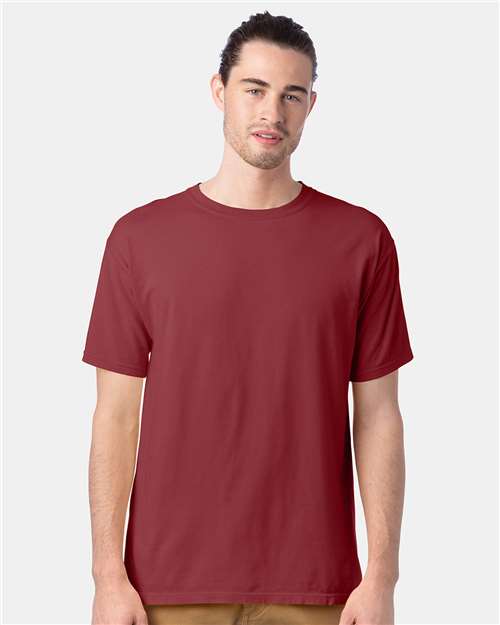 ComfortWash by Hanes Men's Garment-Dyed T-Shirt GDH100 - Cayenne