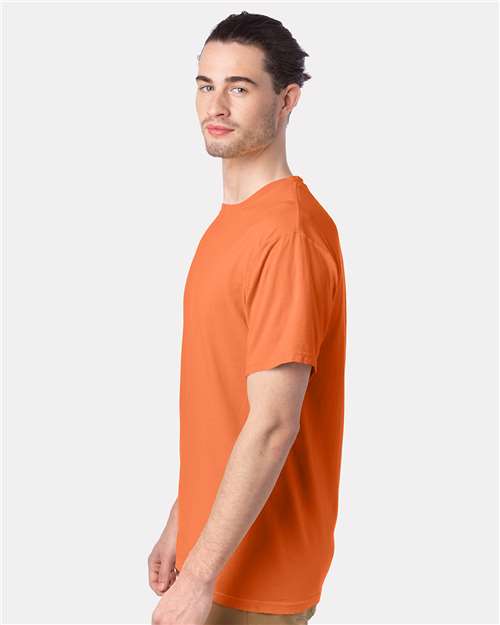 ComfortWash by Hanes Men's Garment-Dyed T-Shirt GDH100 - Horizon Orange