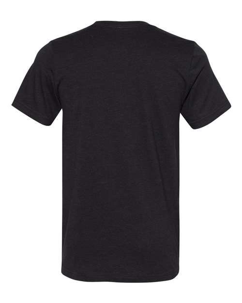 BELLA + CANVAS Unisex Sueded Tee 3301 - Black Heather