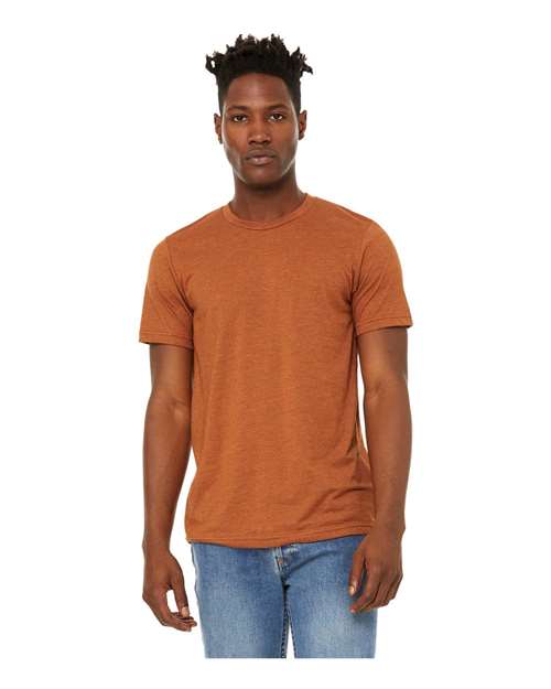 BELLA + CANVAS Unisex Sueded Tee 3301 - Heather Autumn