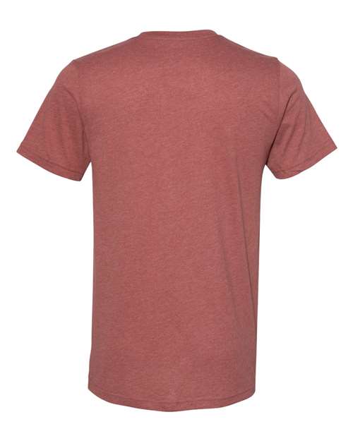 BELLA + CANVAS Unisex Sueded Tee 3301 - Heather Clay