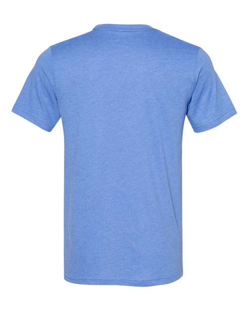 BELLA + CANVAS Unisex Sueded Tee 3301 - Heather Columbia Blue