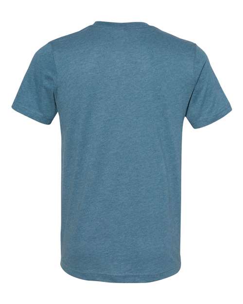 BELLA + CANVAS Unisex Sueded Tee 3301 - Heather Deep Teal