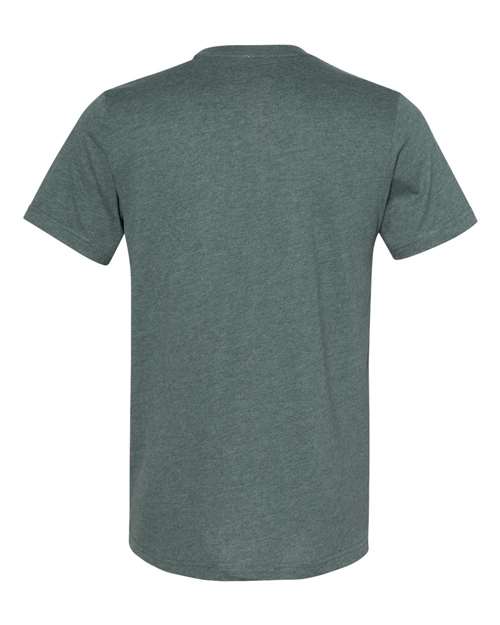 BELLA + CANVAS Unisex Sueded Tee 3301 - Heather Forest