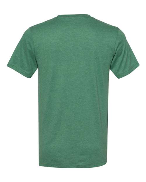 BELLA + CANVAS Unisex Sueded Tee 3301 - Heather Grass Green