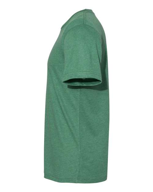 BELLA + CANVAS Unisex Sueded Tee 3301 - Heather Grass Green