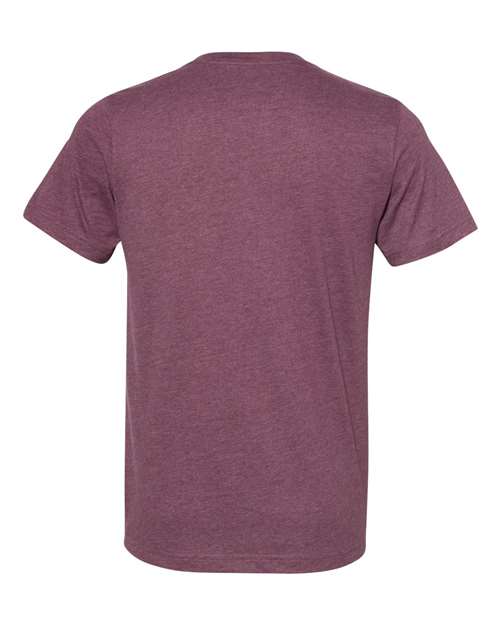 BELLA + CANVAS Unisex Sueded Tee 3301 - Heather Maroon