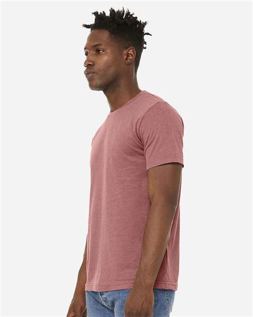 BELLA + CANVAS Unisex Sueded Tee 3301 - Heather Mauve