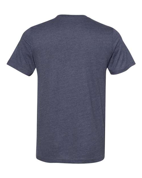 BELLA + CANVAS Unisex Sueded Tee 3301 - Heather Midnight Navy