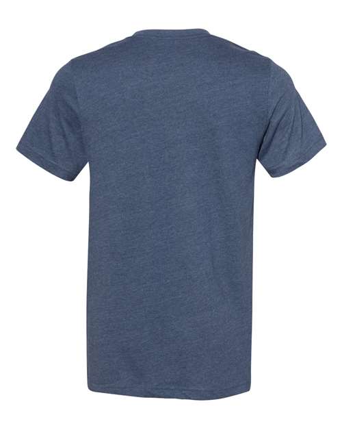 BELLA + CANVAS Unisex Sueded Tee 3301 - Heather Navy