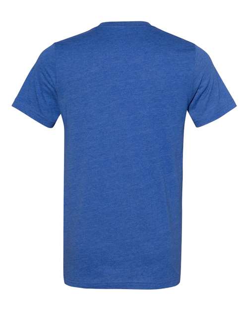 BELLA + CANVAS Unisex Sueded Tee 3301 - Heather True Royal