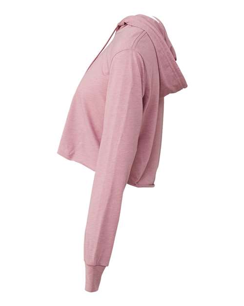 BELLA + CANVAS Women’s Triblend Crop Long Sleeve Hoodie 8512