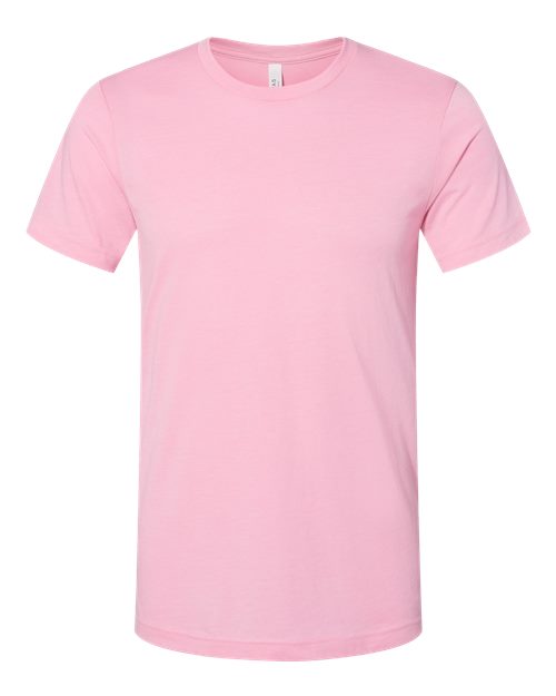BELLA + CANVAS CVC Jersey Tee 3001CVC - Heather Bubble Gum