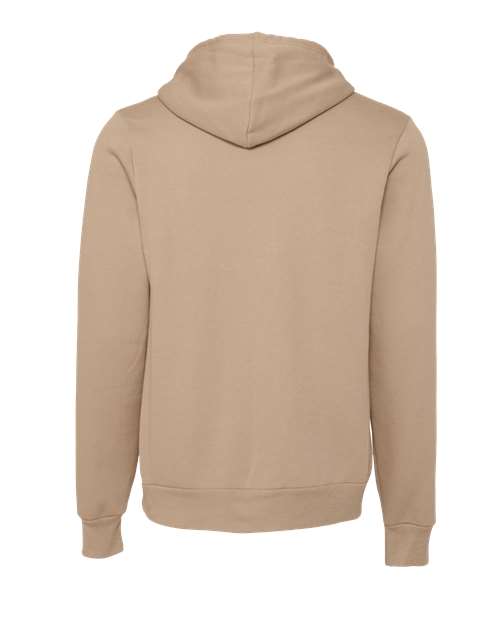 BELLA + CANVAS Unisex Sponge Fleece Hoodie Sweatshirt 3719 - Tan