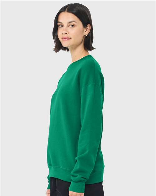 BELLA + CANVAS Unisex Sponge Fleece Drop Shoulder Crewneck Sweatshirt 3945 - Kelly