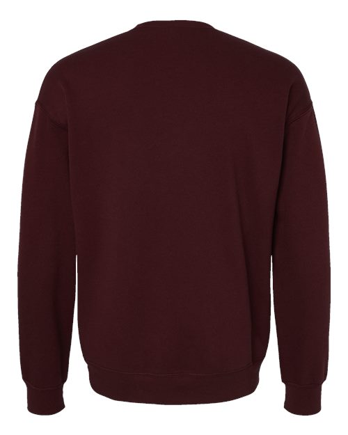 BELLA + CANVAS Unisex Sponge Fleece Drop Shoulder Crewneck Sweatshirt 3945 - Maroon