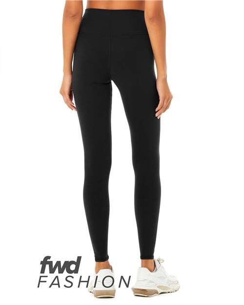 BELLA + CANVAS Women's FWD Fashion High Waist Fitness Leggings 0813