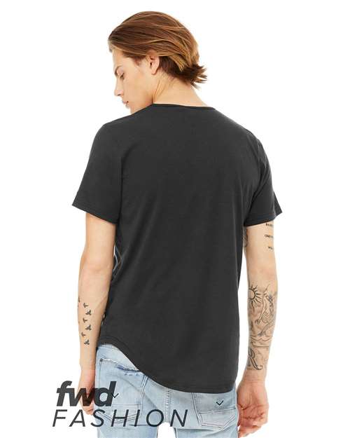 BELLA + CANVAS Men's Jersey Curved Hem Tee 3003
