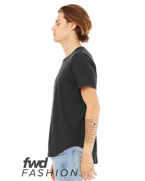 BELLA + CANVAS Men's Jersey Curved Hem Tee 3003