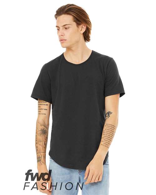 BELLA + CANVAS Men's Jersey Curved Hem Tee 3003