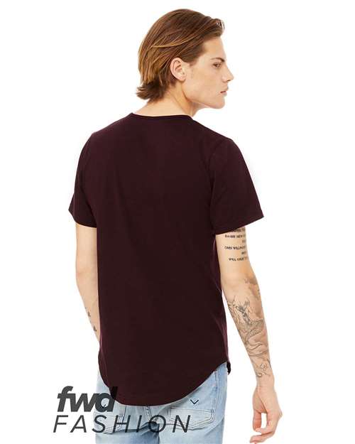 BELLA + CANVAS Men's Jersey Curved Hem Tee 3003