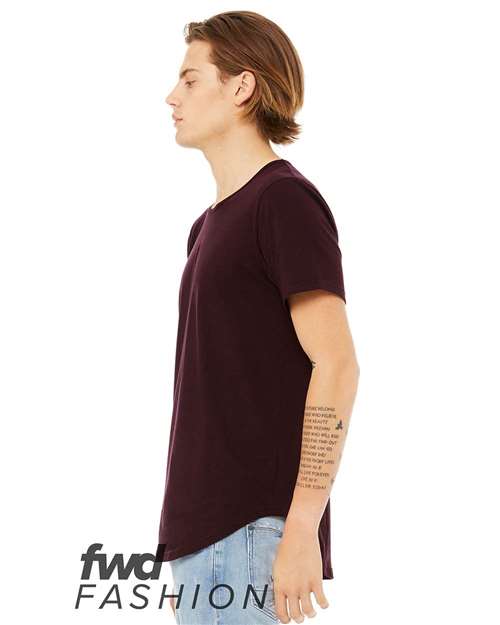 BELLA + CANVAS Men's Jersey Curved Hem Tee 3003