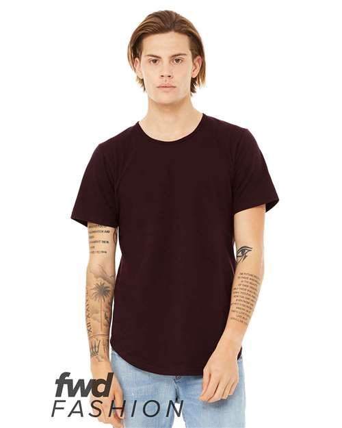 BELLA + CANVAS Men's Jersey Curved Hem Tee 3003