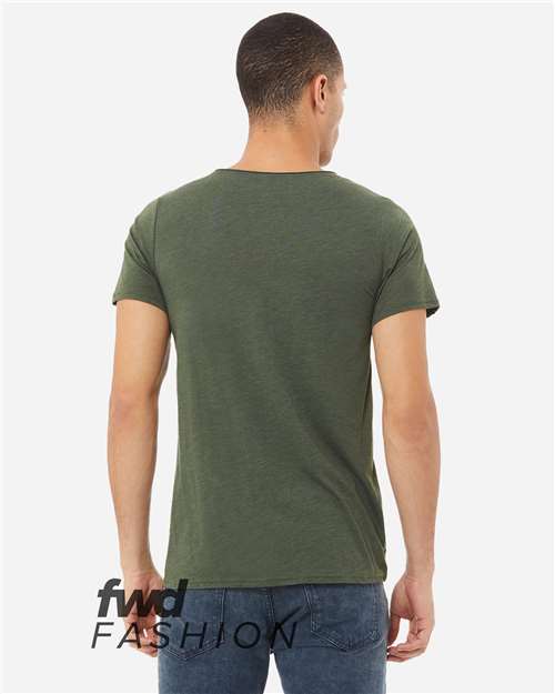 BELLA + CANVAS Unisex FWD Fashion Triblend Raw Neck Tee 3414