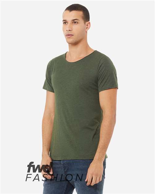 BELLA + CANVAS Unisex FWD Fashion Triblend Raw Neck Tee 3414