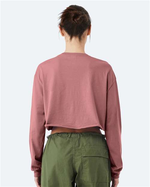 BELLA + CANVAS Women's FWD Fashion Crop Long Sleeve Tee 6501