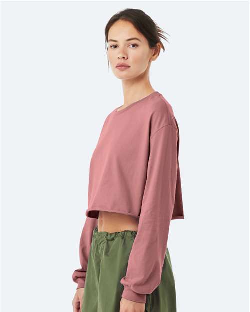 BELLA + CANVAS Women's FWD Fashion Crop Long Sleeve Tee 6501