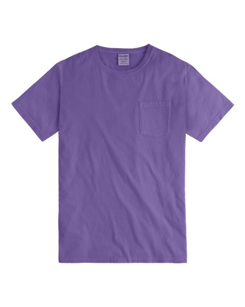 ComfortWash by Hanes Unisex Garment-Dyed Pocket T-Shirt GDH150 - Lavender
