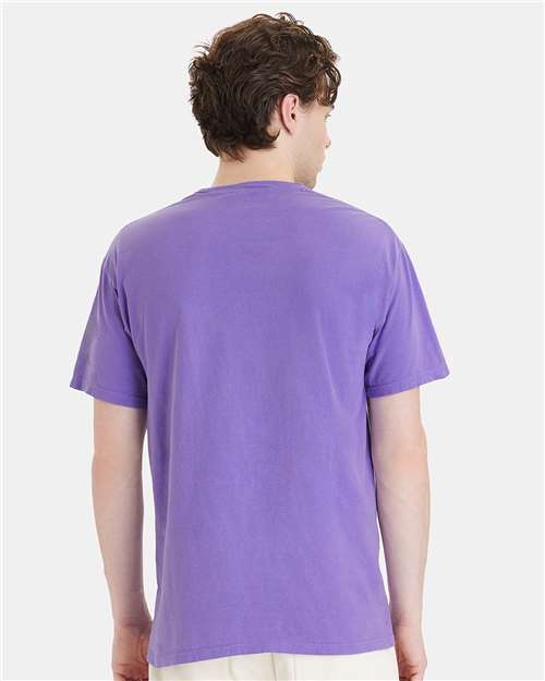 ComfortWash by Hanes Unisex Garment-Dyed Pocket T-Shirt GDH150 - Lavender
