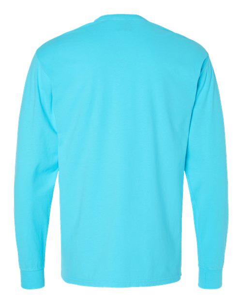 ComfortWash by Hanes Unisex Garment-Dyed Long Sleeve T-Shirt GDH200 - Freshwater