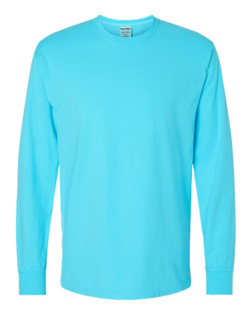 ComfortWash by Hanes Unisex Garment-Dyed Long Sleeve T-Shirt GDH200 - Freshwater