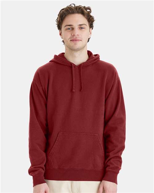 ComfortWash by Hanes Unisex Garment-Dyed Hooded Sweatshirt GDH450 - Cayenne