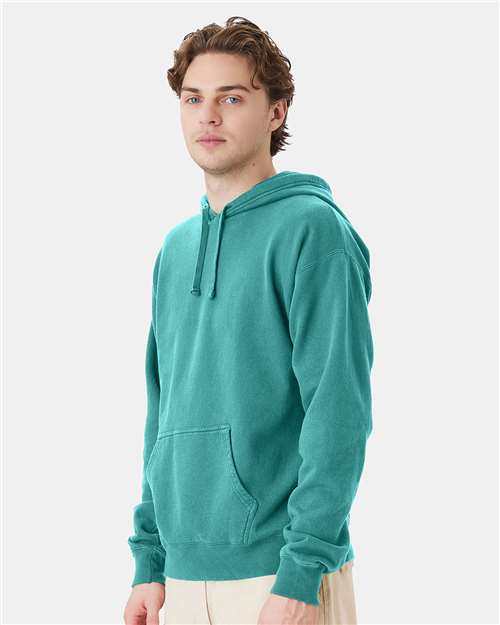 ComfortWash by Hanes Unisex Garment-Dyed Hooded Sweatshirt GDH450 - Spanish Moss