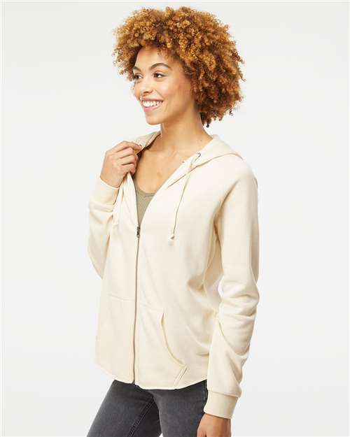 Independent Trading Co. Women's California Wave Wash Full-Zip Hooded Sweatshirt PRM2500Z