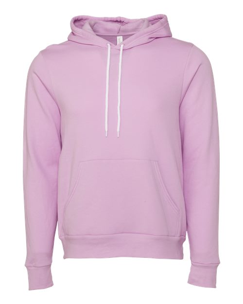 BELLA + CANVAS Unisex Sponge Fleece Hoodie Sweatshirt 3719 - Lilac